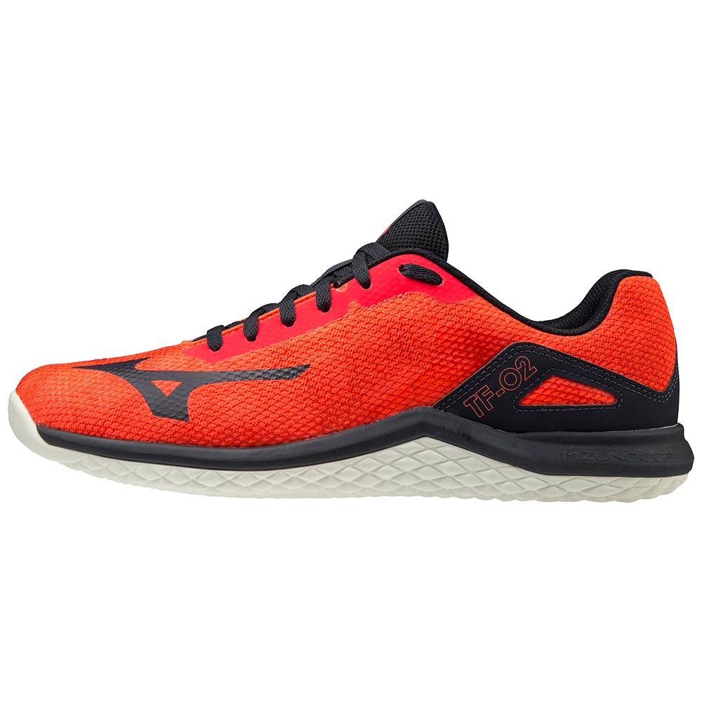 Scarpe da Ginnastica Mizuno TF-02 Uomo - Rosse/Nere - 34751-KUXS